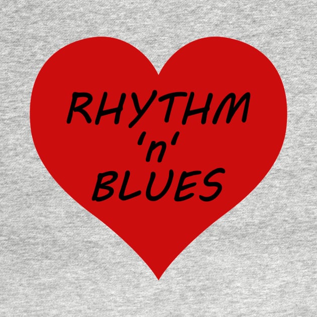 Rhythm 'n' Blues Lover's Classic Heart by SpotterArt